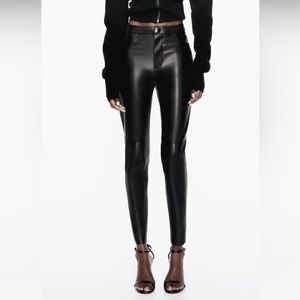 Zara leather pants